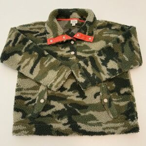 J Crew Men's Camouflage Sherpa Jacket